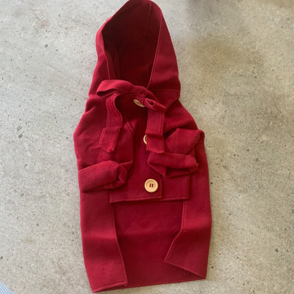 Dog Pet Jacket Coat Size Small Medium Red - Picture 3 of 4